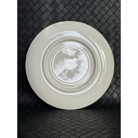 Vintage MCM WS George Bolero 7 Inch Bread Plate Pink Caladium Plant Set Of 4 - Picture 4 of 10